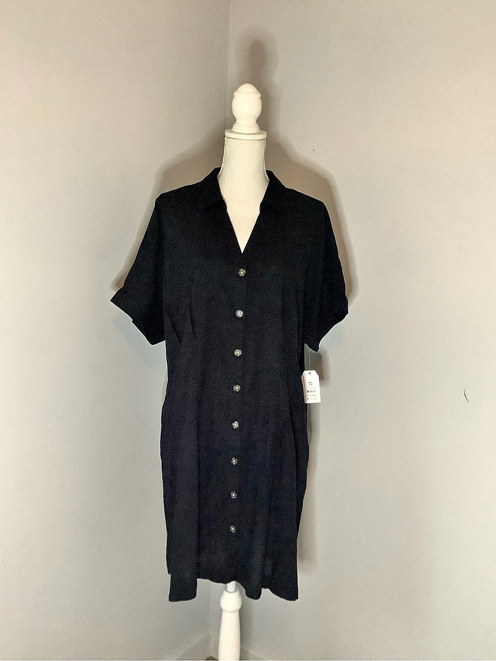 Black Midi Dress Size XXL (20) NWT